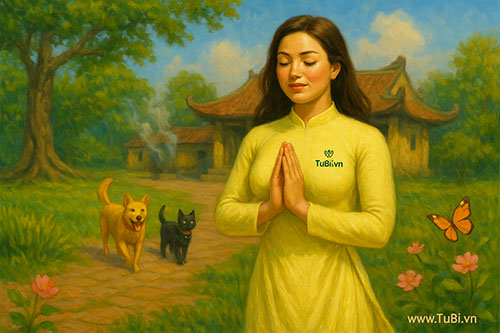 Lần đầu đi chùa – không biết xá mấy cái, khấn thế nào nên cứ đứng im